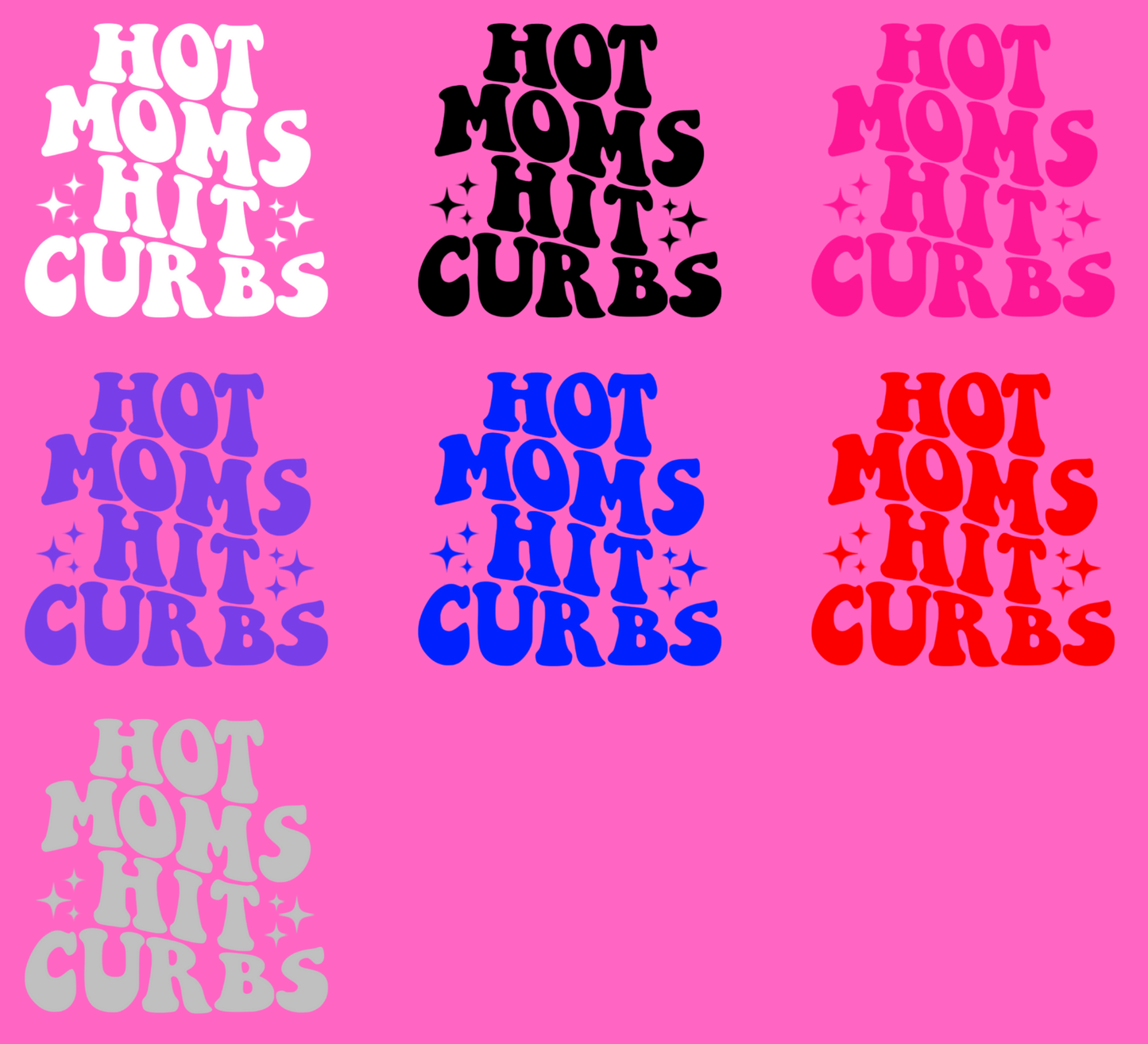 Hot Moms Hit Curbs Decal