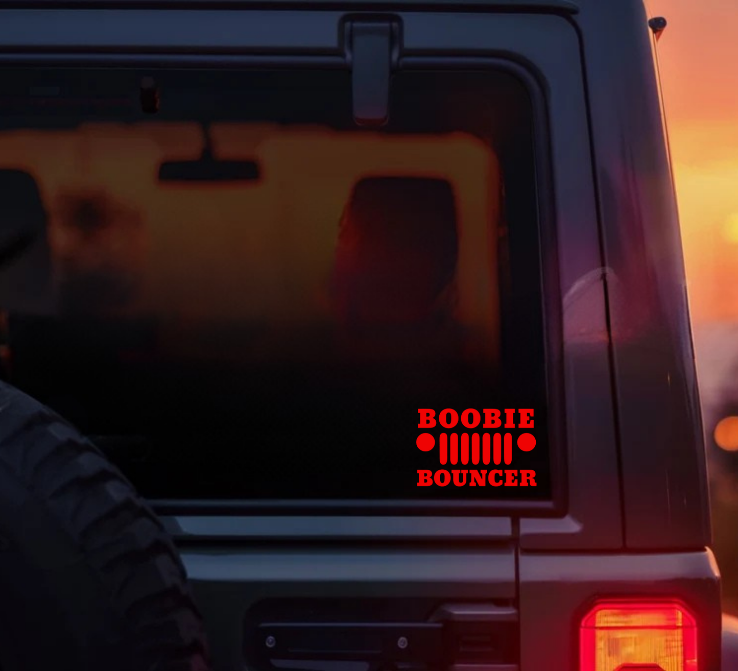 Boobie Bouncer "Grill" Decal