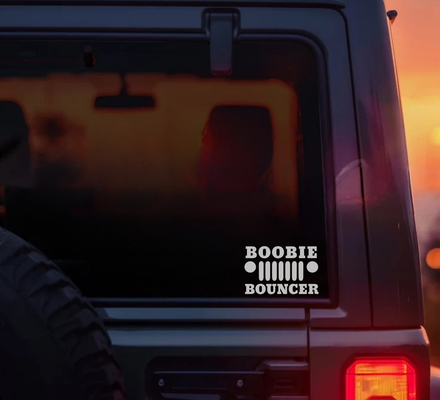 Boobie Bouncer "Grill" Decal