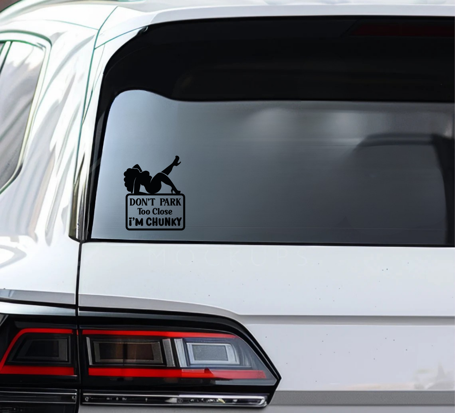 Don't Park Too Close Decal