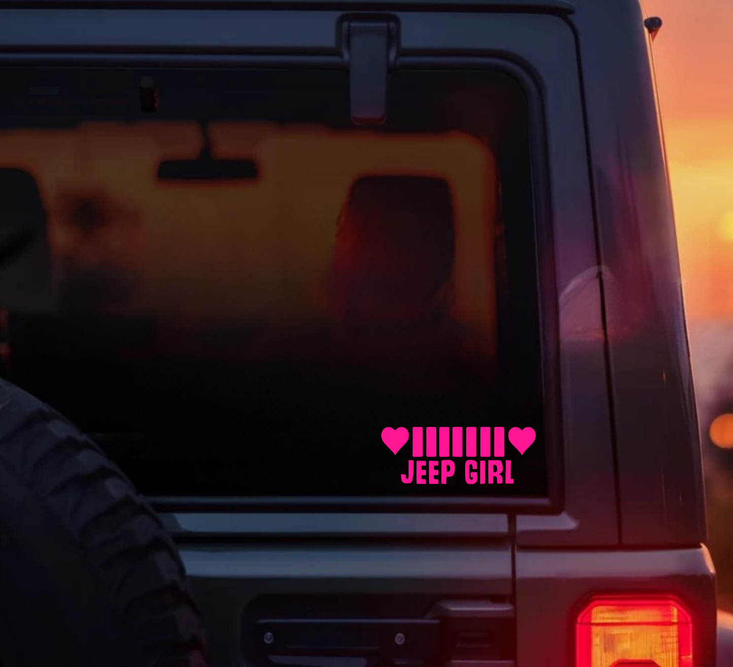 Jeep Girl Decal