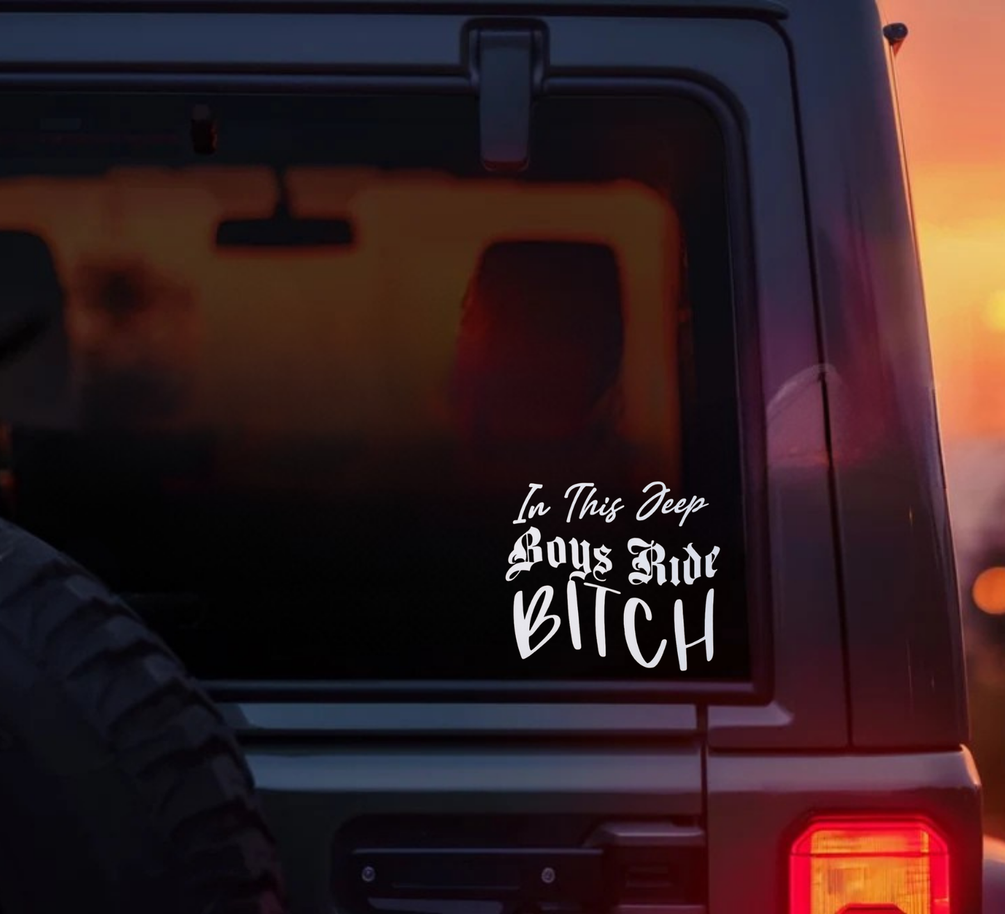 In This Jeep Decal