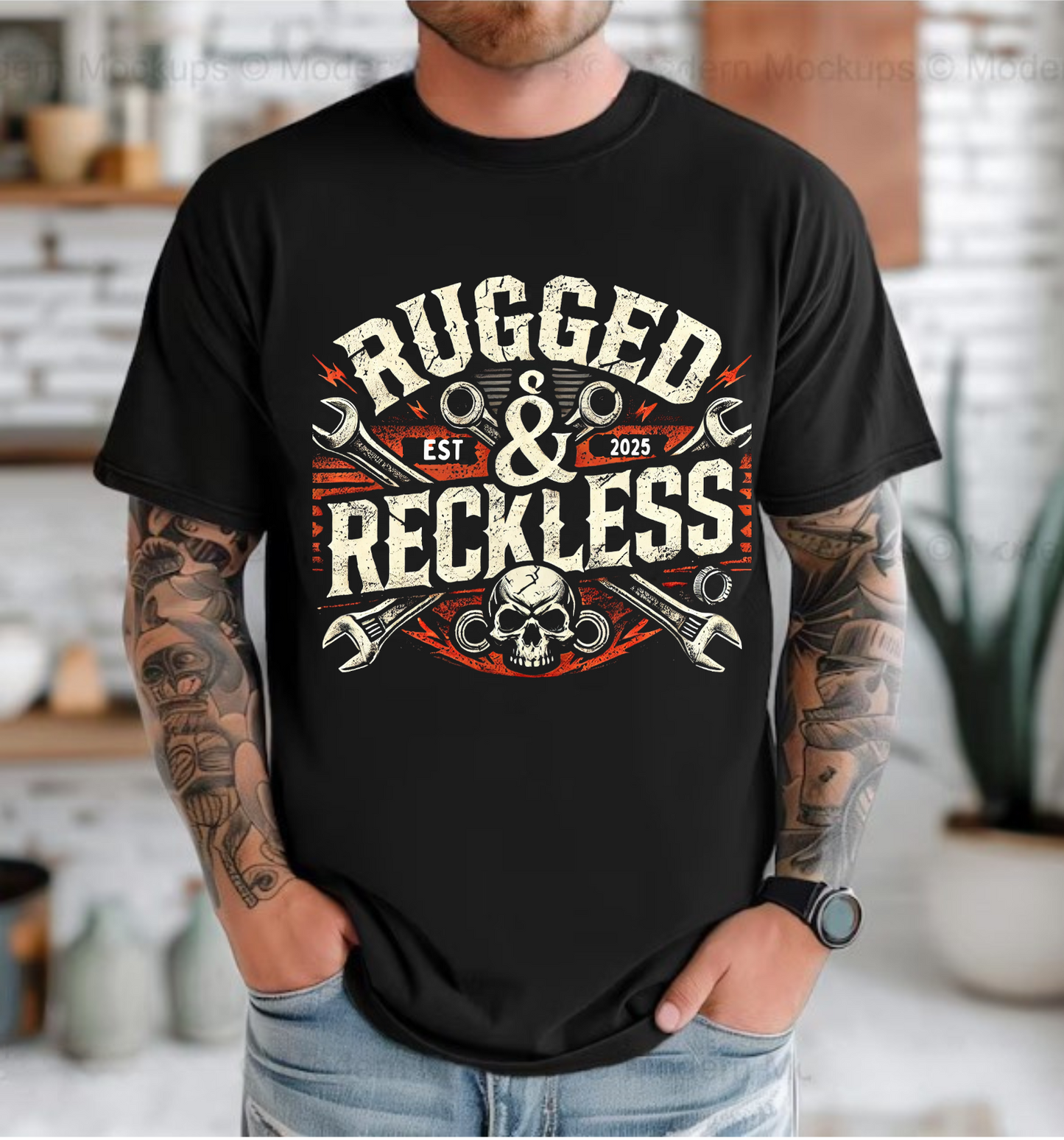 Rugged & Reckless Monkey Wrench T-Shirt