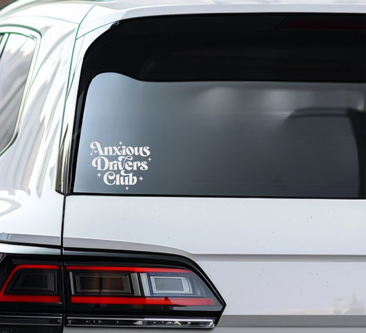 Anxious Drivers Club Decal