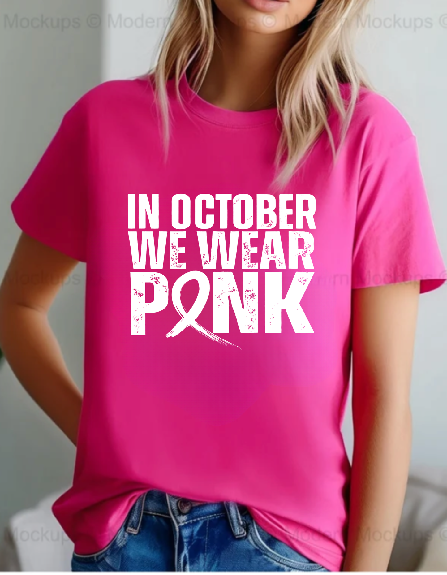 In October we wear pink