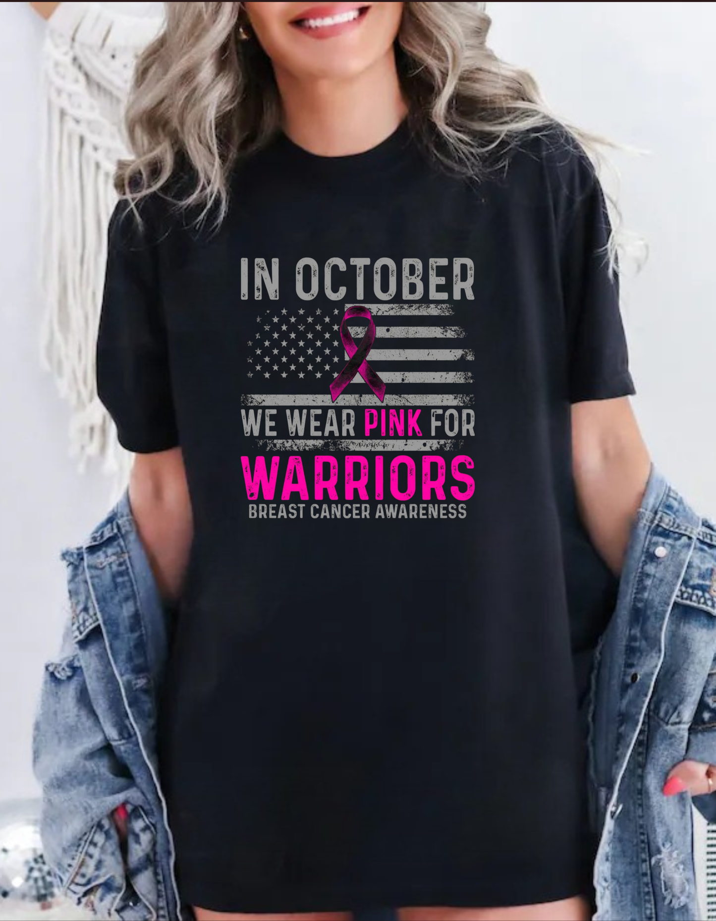 Wear Pink for Warriors T-shirt