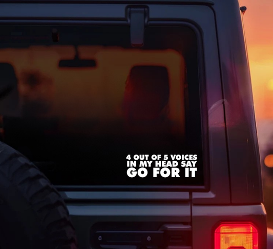 Go For It Decal