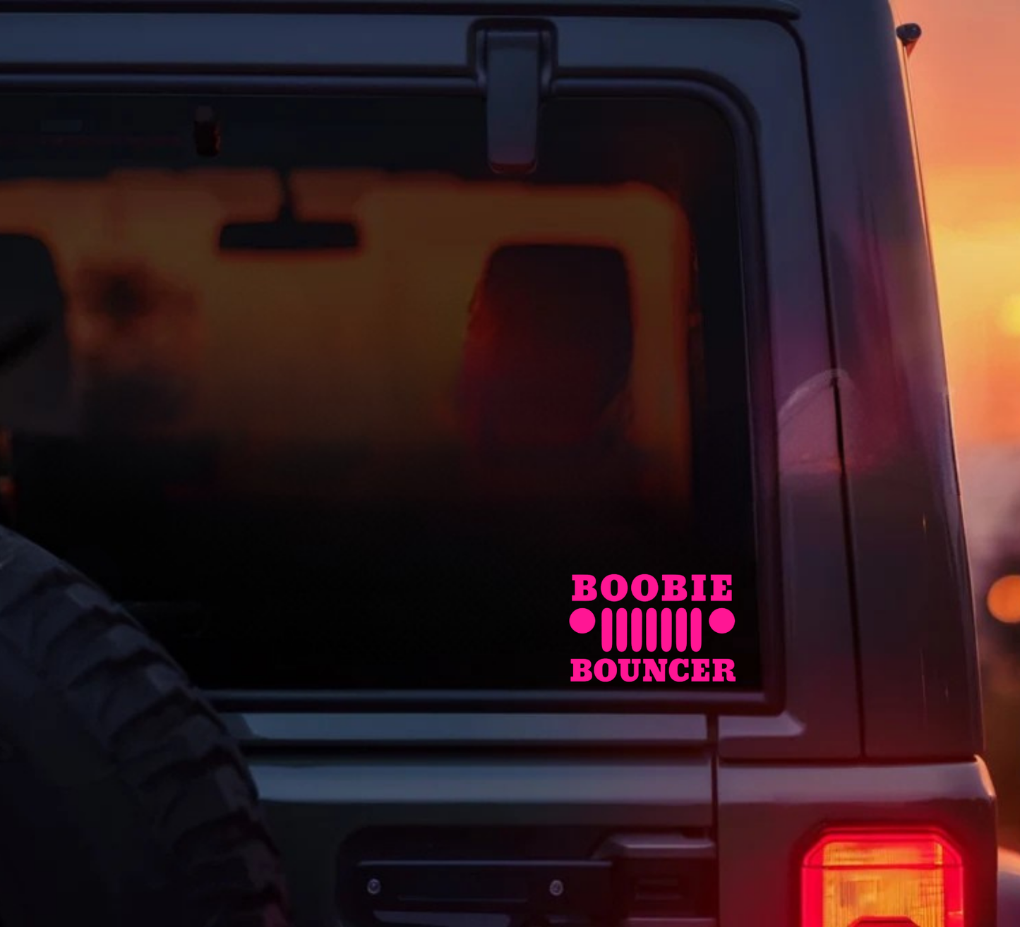 Boobie Bouncer "Grill" Decal