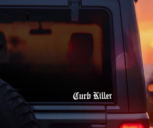 Curb Killer Decal