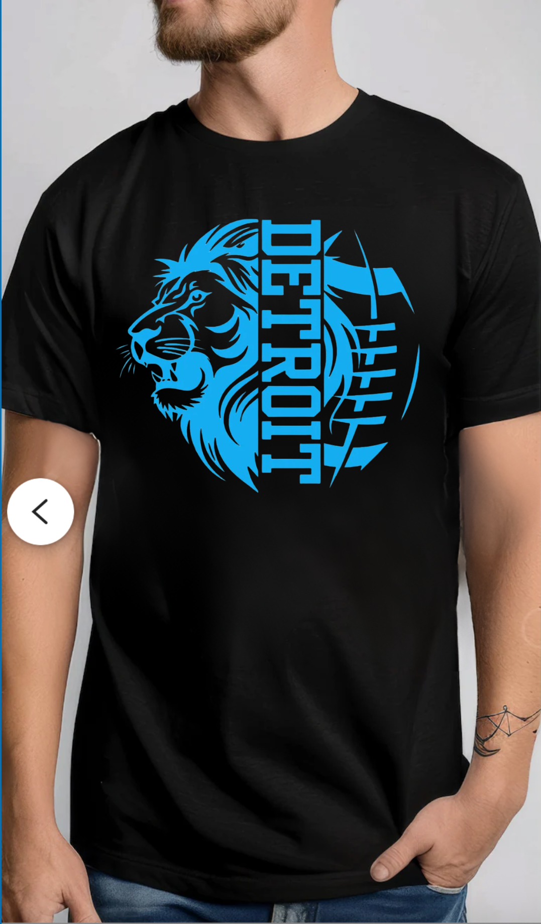 Electric Blue Lions T-shirt