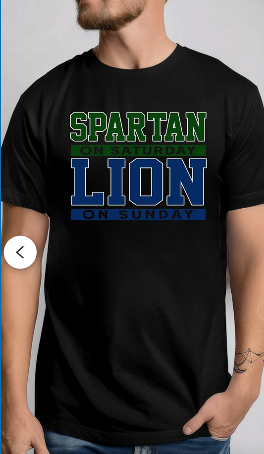 MSU And Lions T-shirt