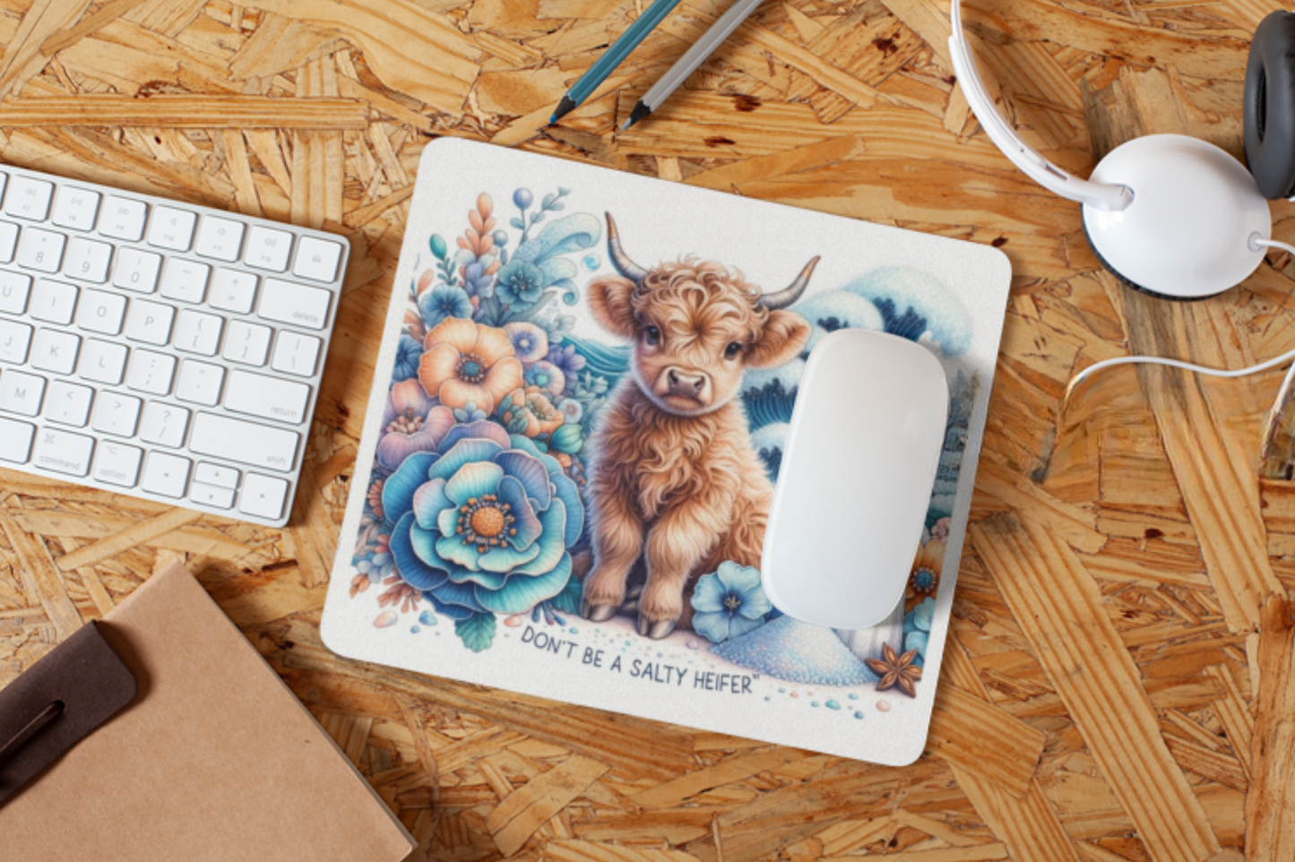 Mouse Pad (Higland Cow)