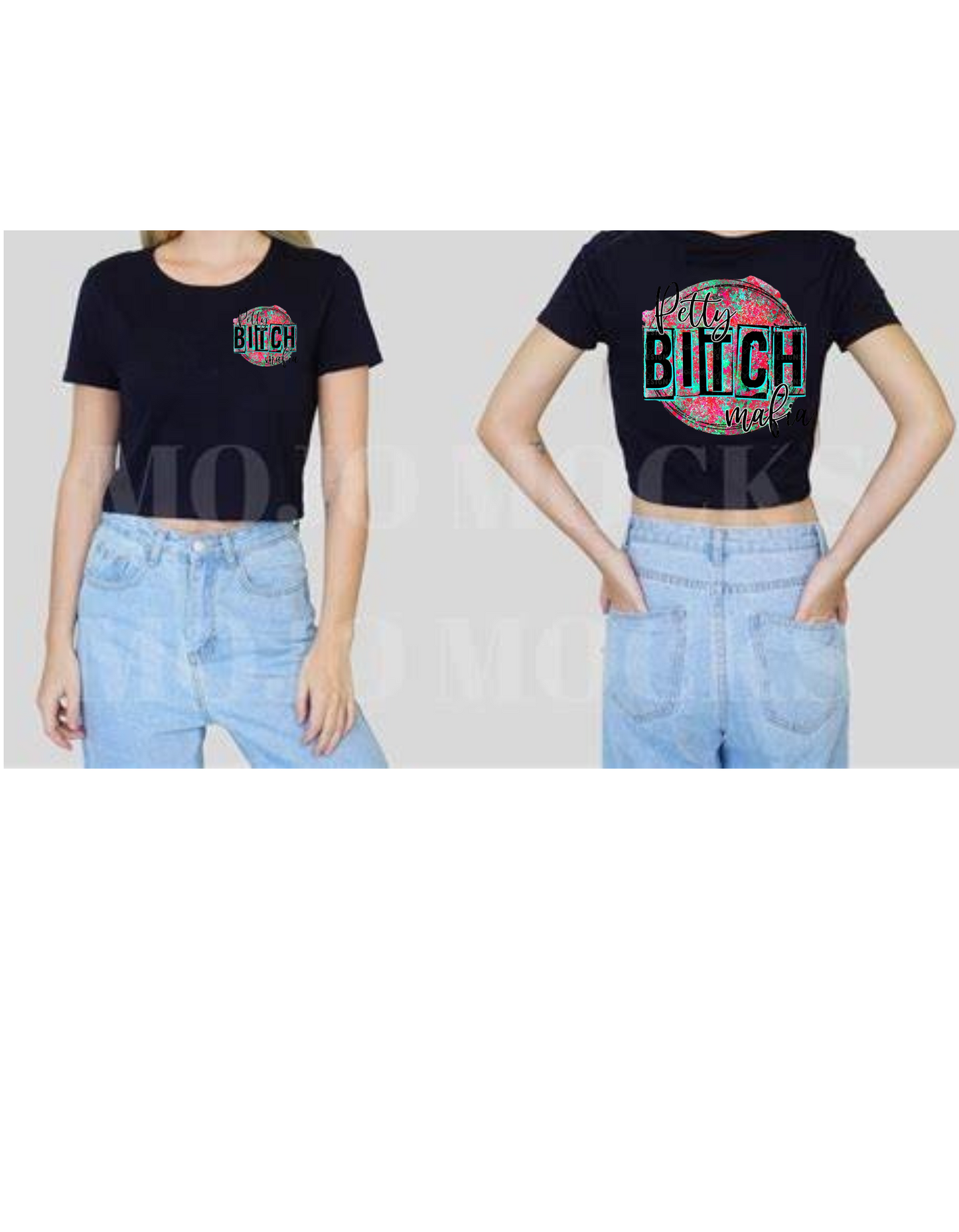 Crop Top "Petty Bitch Mafia"