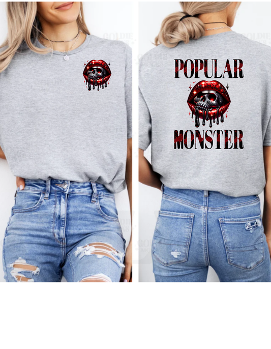 POPULAR MONSTER FRONT/BACK DESIGN