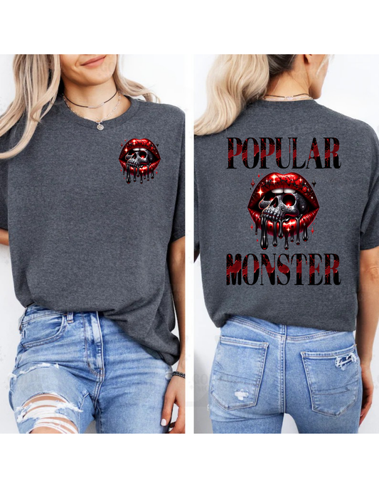 POPULAR MONSTER FRONT/BACK DESIGN