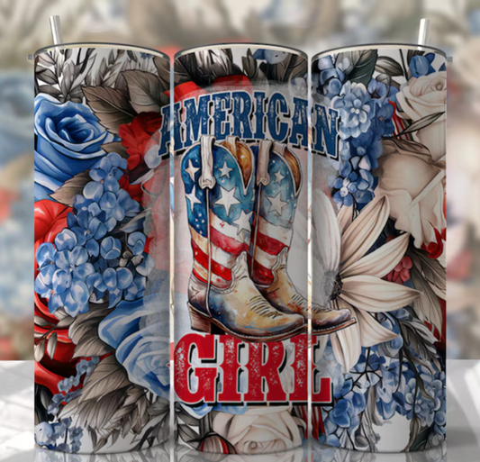 American Girl Tumbler